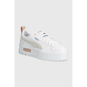 Cipele Puma Mayze Lth Mayze Lth Wn boja: bijela, s platformom, 381983