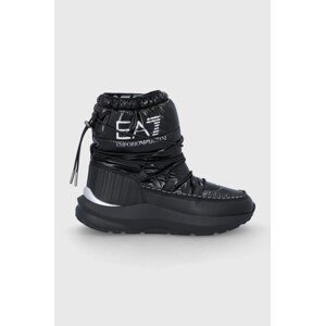 Čizme za snijeg EA7 Emporio Armani boja crna