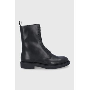 Kožne gležnjače Vagabond Shoemakers za žene, boja: crna