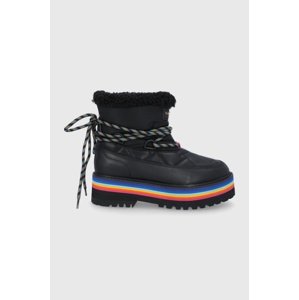 Čizme za snijeg Kurt Geiger London Toronto Rainbow boja: crna