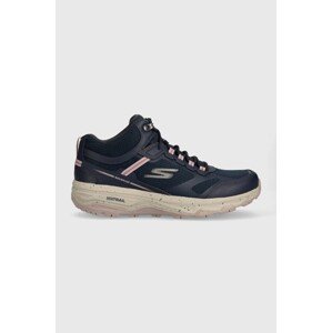 Cipele Skechers boja: tamno plava, ravni potplat