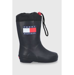 Dječje gumene čizme Tommy Hilfiger boja: crna