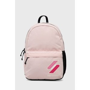 Ruksak Superdry za muškarce, boja: ružičasta