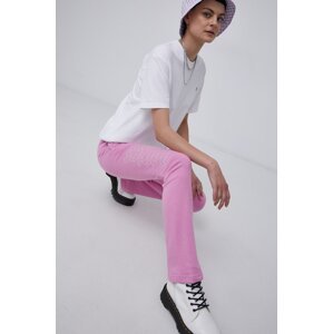 Hlače adidas Originals za žene, boja: ružičasta