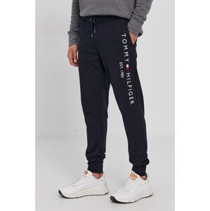 Hlače Tommy Hilfiger za muškarce, boja: tamno plava