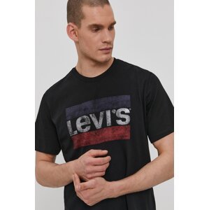 Majica kratkih rukava Levi's za muškarce, boja: crna, 39636.0050-Blacks
