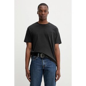 Majica kratkih rukava Levi's za muškarce, boja: crna, A0637.0001-Blacks