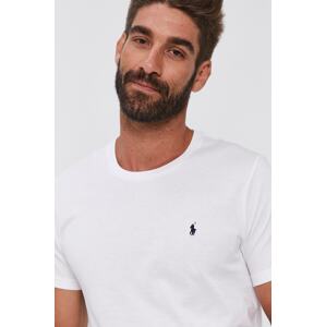 Pamučna majica Polo Ralph Lauren boja: bijela, 714844756004