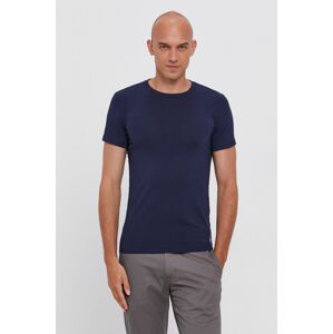 Majica kratkih rukava Polo Ralph Lauren (2-pack) za muškarce, boja: tamno plava, 714835960004