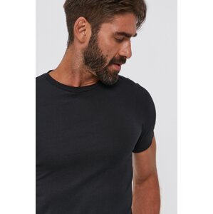 Majica kratkih rukava Polo Ralph Lauren (2-pack) za muškarce, boja: crna, 714835960001