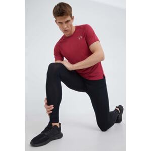 Majica kratkih rukava za trčanje Under Armour Streaker boja: crvena, jednobojni model
