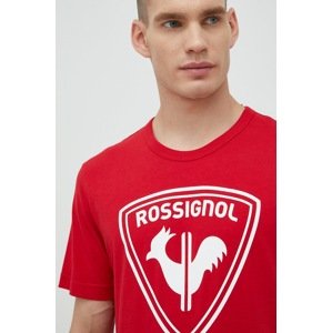 Pamučna majica Rossignol boja: crvena, s tiskom