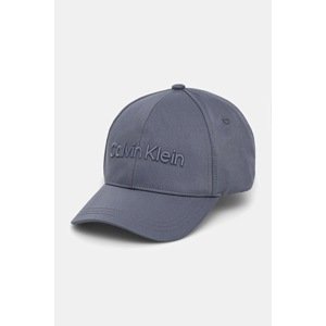 Pamučna kapa sa šiltom Calvin Klein boja: bijela, s aplikacijom, K50K505737