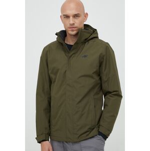 Jakna Helly Hansen DUBLINER INSULATED JACKET za muškarce, boja: crna, za prijelazno razdoblje, 53117