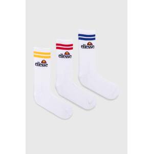Čarape Ellesse 3-pack boja: bijela, SAAC1208