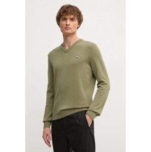 Pulover Lacoste za muškarce, boja: crna