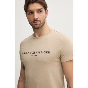Pamučna majica Tommy Hilfiger za muškarce, s aplikacijom, MW0MW11797