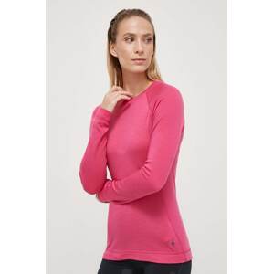 Funkcionalna majica dugih rukava Smartwool Classic Thermal Merino boja: ružičasta