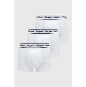 Bokserice Pepe Jeans 3-pack za muškarce, boja: bijela