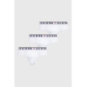 Slip gaćice Guess 3-pack za muškarce, boja: crna