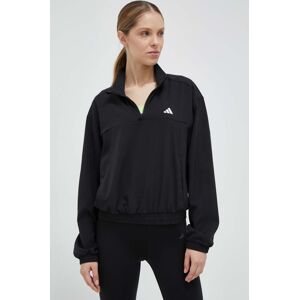 Dukserica za trening adidas Performance Training Essentials boja: crna, glatka