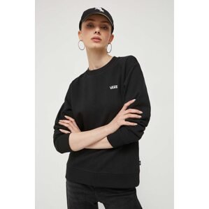 Dukserica Vans za žene, boja: crna, glatka
