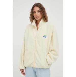 Dukserica American Vintage VESTE ML za žene, boja: bež, s aplikacijom, HOK16CH23