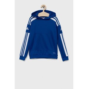 Dječja dukserica adidas Performance s kapuljačom, s uzorkom