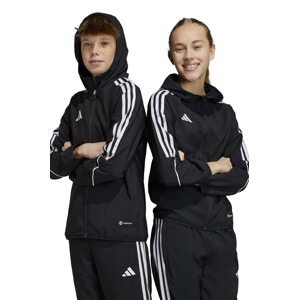 Dječja dukserica adidas Performance TIRO23 L Wales Bonner Y boja: crna, s kapuljačom, s aplikacijom