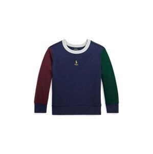 Dječja dukserica Polo Ralph Lauren boja: tamno plava, s aplikacijom
