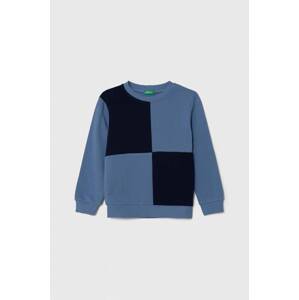 Dječja pamučna dukserica United Colors of Benetton s uzorkom