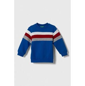 Dječja pamučna dukserica United Colors of Benetton s uzorkom