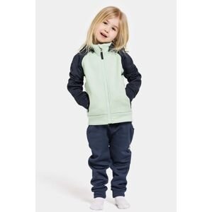 Dječja dukserica Didriksons CORIN KIDS FULLZIP boja: tamno plava, s kapuljačom, bez uzorka