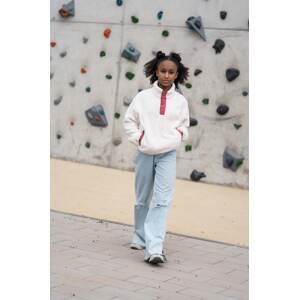 Dječja dukserica Jack Wolfskin TEEN FLEECE G boja: bež, bez uzorka