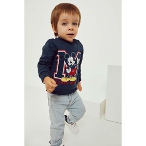 Pamučna dukserica za bebe zippy s tiskom