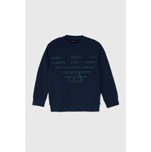 Dječja pamučna dukserica Emporio Armani s aplikacijom