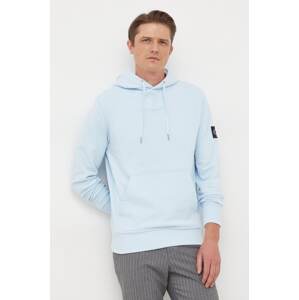 Pamučna dukserica Calvin Klein Jeans za muškarce, s kapuljačom, s aplikacijom, J30J323430