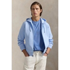 Dukserica Polo Ralph Lauren boja: zelena, s kapuljačom, bez uzorka, 710881517