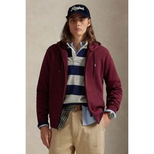 Dukserica Polo Ralph Lauren boja: zelena, s kapuljačom, bez uzorka, 710881517