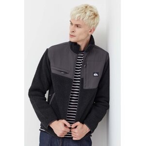 Dukserica Quiksilver za muškarce, boja: crna, bez uzorka