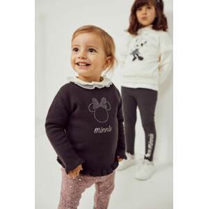 Pulover za bebe zippy boja: crna
