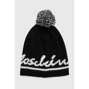 Vunena kapa Moschino boja: crna, vunena