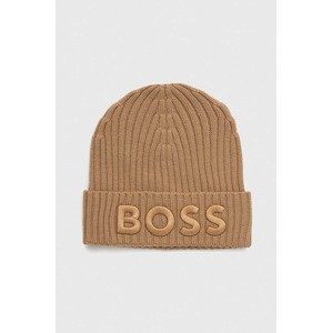Vunena kapa BOSS boja: bež, vunena