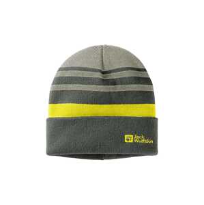 Dječja kapa Jack Wolfskin STRIP NIT boja: zelena