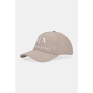 Kapa sa šiltom Armani Exchange boja: zelena, s aplikacijom