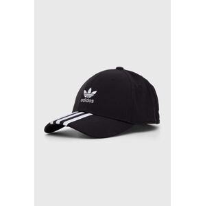 Kapa sa šiltom adidas Originals boja: crna, s aplikacijom