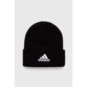 Kapa adidas Logo Beanie Cuf boja: crna, IB2651