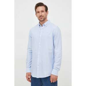 Pamučna košulja Barbour Oxtown za muškarce, slim, s button-down ovratnikom