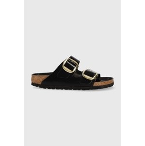 Kožne natikače Birkenstock Arizona za žene, boja: crna, 1021476