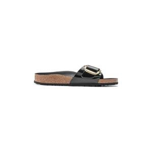 Kožne natikače Birkenstock Madrid za žene, boja: crna, 1022541